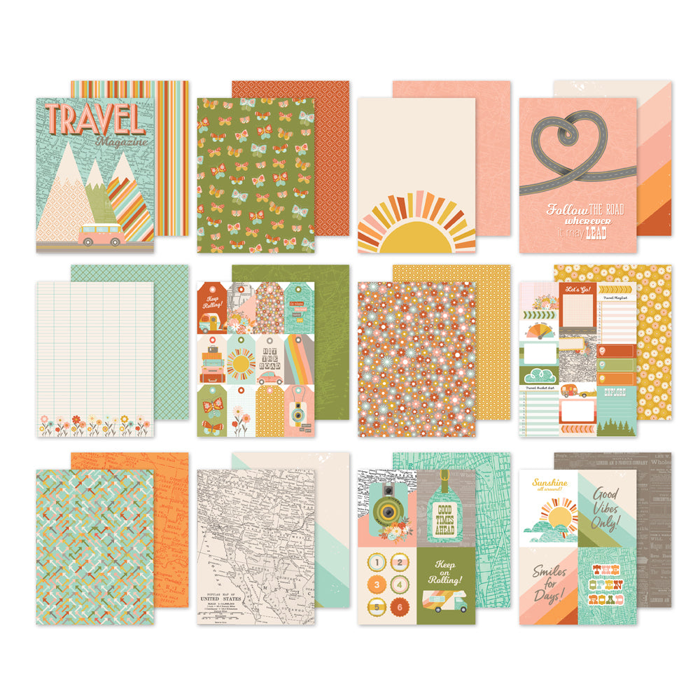 Simple Stories - Open Road Collection - 6 x 8 Paper Pad