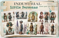Maremi's Small Art - Industrial Collage Ephemera For Art Journaling - Fashionista Personas And More