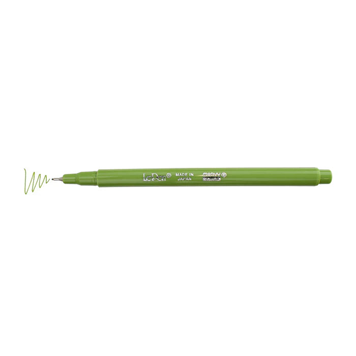 Marvy Le Pen - Marker Pen - Fine Point - Earth Tone - Matcha