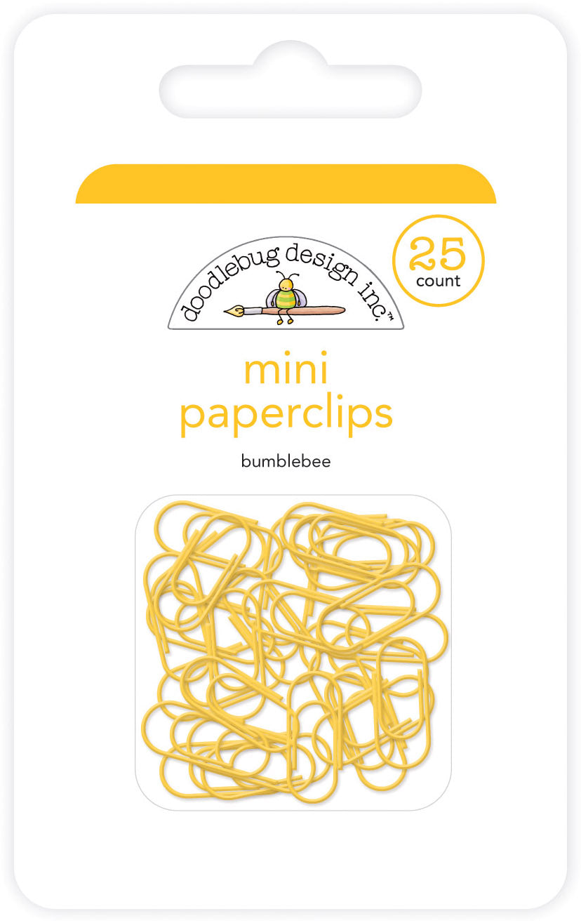 Doodlebug Design - Mini Paperclips - Bumblebee