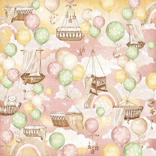 Graphic 45 - Little One Collection - 12 x 12 Double-Sided Paper - Lullaby Land