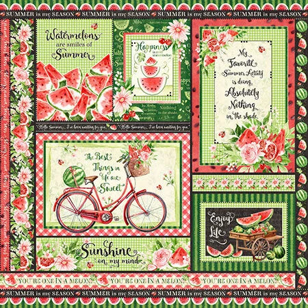 Graphic 45 - Sunshine On My Mind Collection - 12 x 12 Double-Sided Paper - Enjoy The Ride