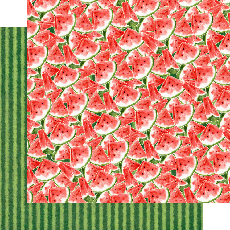 Graphic 45 - Sunshine On My Mind Collection - 12 x 12 Double-Sided Paper - One In A Melon