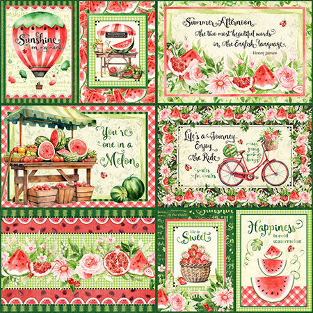 Graphic 45 - Sunshine On My Mind Collection - 12 x 12 Double-Sided Paper - Easy Peasy Summer Breezy