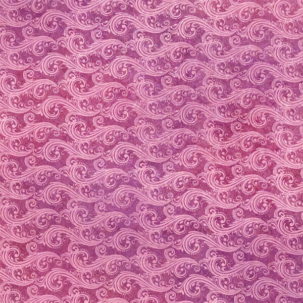 Graphic 45 - Seas The Day Collection - 12 x 12 Double-Sided Cardstock -Purple Violet Pattern & Solid Paper