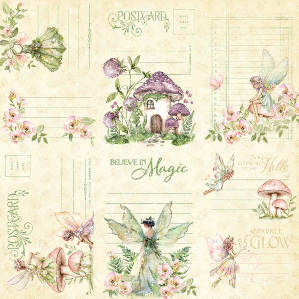 Graphic 45 - Fairy Boutique Collection - 12 x 12 Double-Side Cardstock - Make A Wish