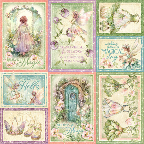 Graphic 45 - Fairy Boutique Collection - 12 x 12 Double-Side Cardstock - Make A Wish