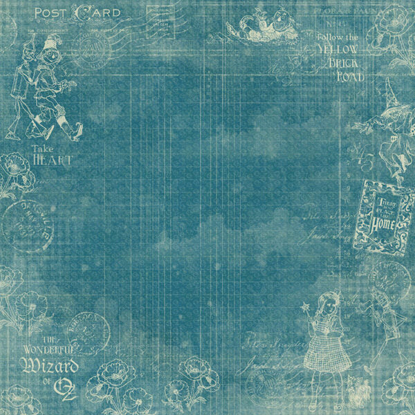 Graphic 45 - Wonder of Oz Collection - Double-Sided Cardstock 12"X12" - Shared Experience