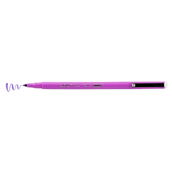 Marvy Le Pen Flex - Marker Pen - Brush Tip - Fluorescent Violet
