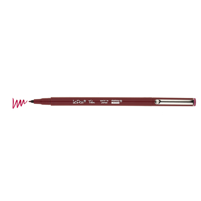 Marvy Le Pen Flex - Marker Pen - Brush Tip - Burgundy