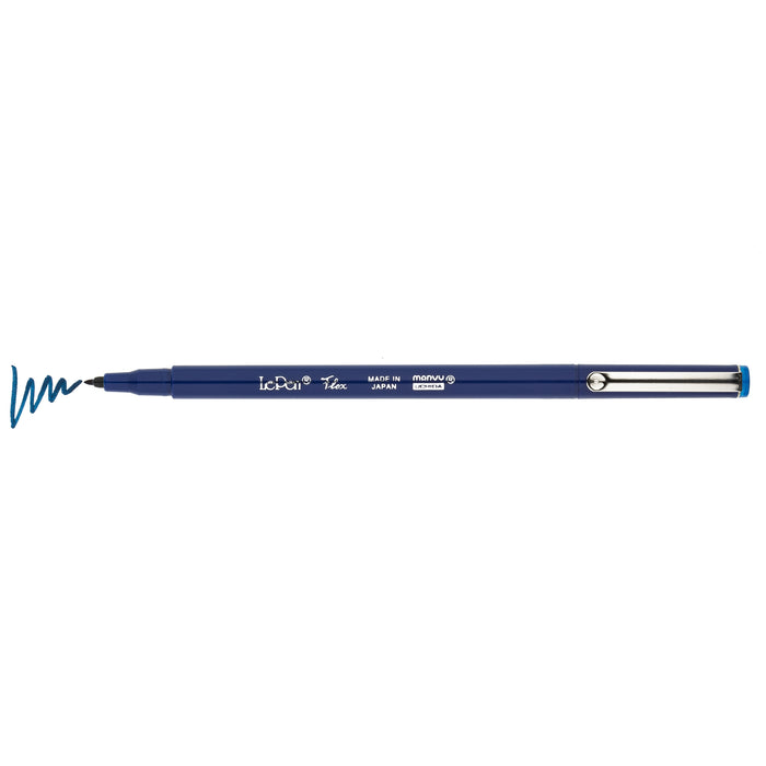 Marvy Le Pen Flex - Marker Pen - Brush Tip - Blue