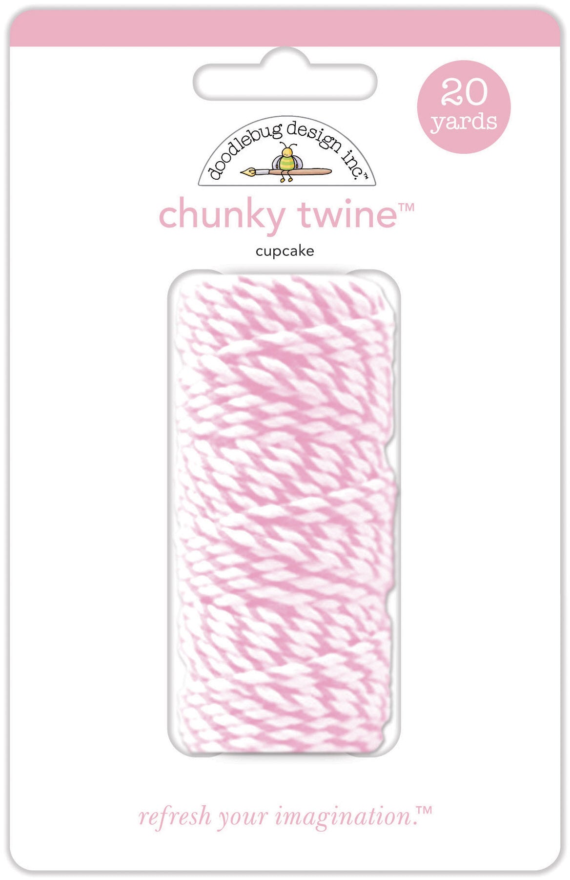 Doodlebug Design - Chunky Doodle Twine - Cupcake