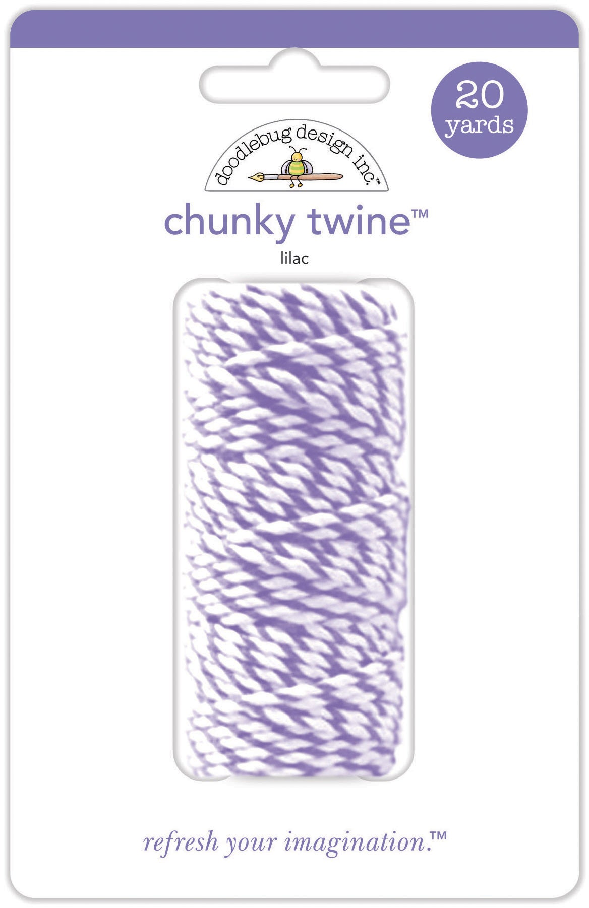Doodlebug Design - Chunky Doodle Twine - Lilac