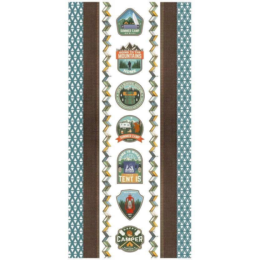 49 and Market - Campfire Memories Collection - Washi Tape Stickers