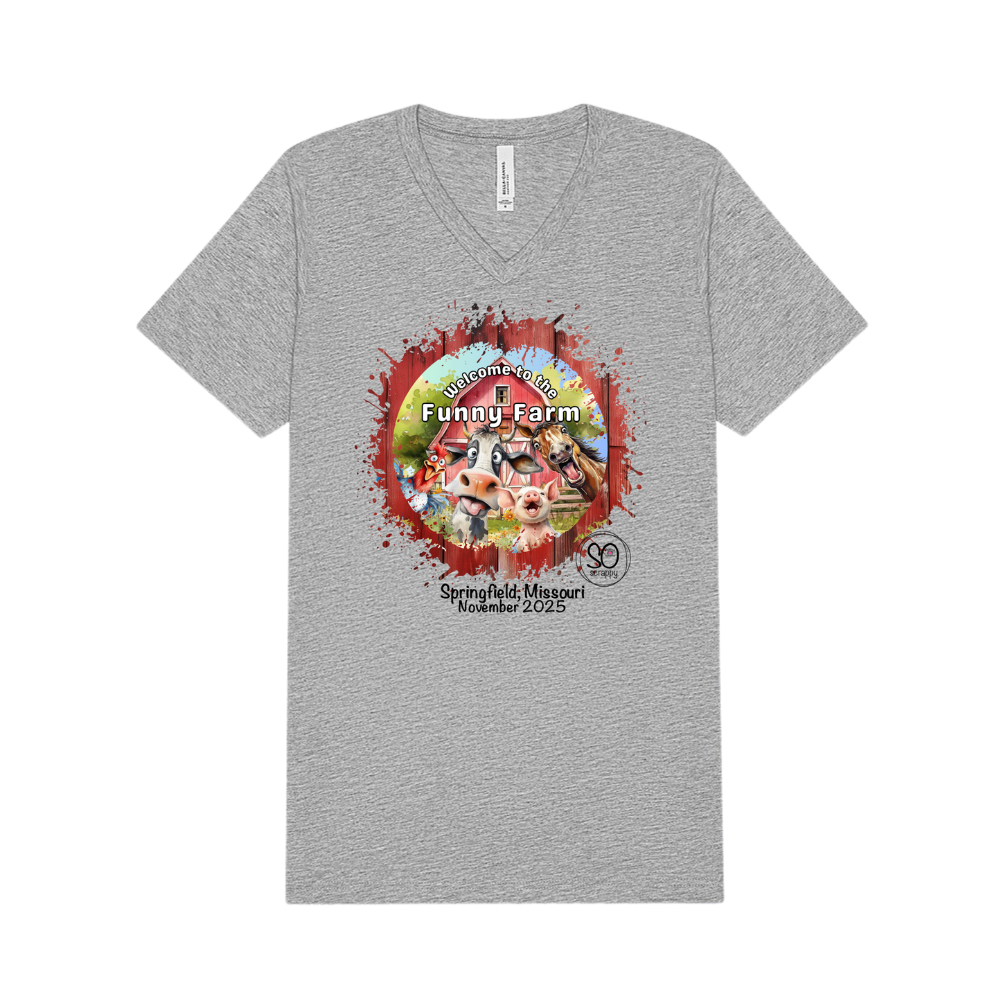 Welcome to the Funny Farm- October 2025 Retreat Bella+Canvas T-shirts