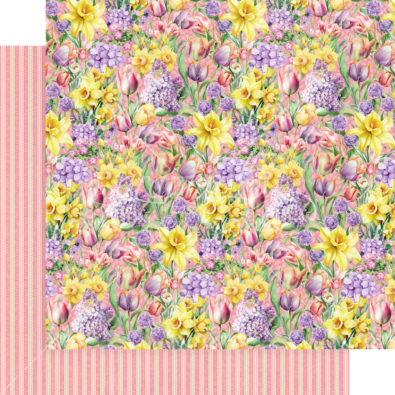 Graphic 45 - Grow With Love Collection - 12 x 12 Double Sided Paper - Blooming Beauty