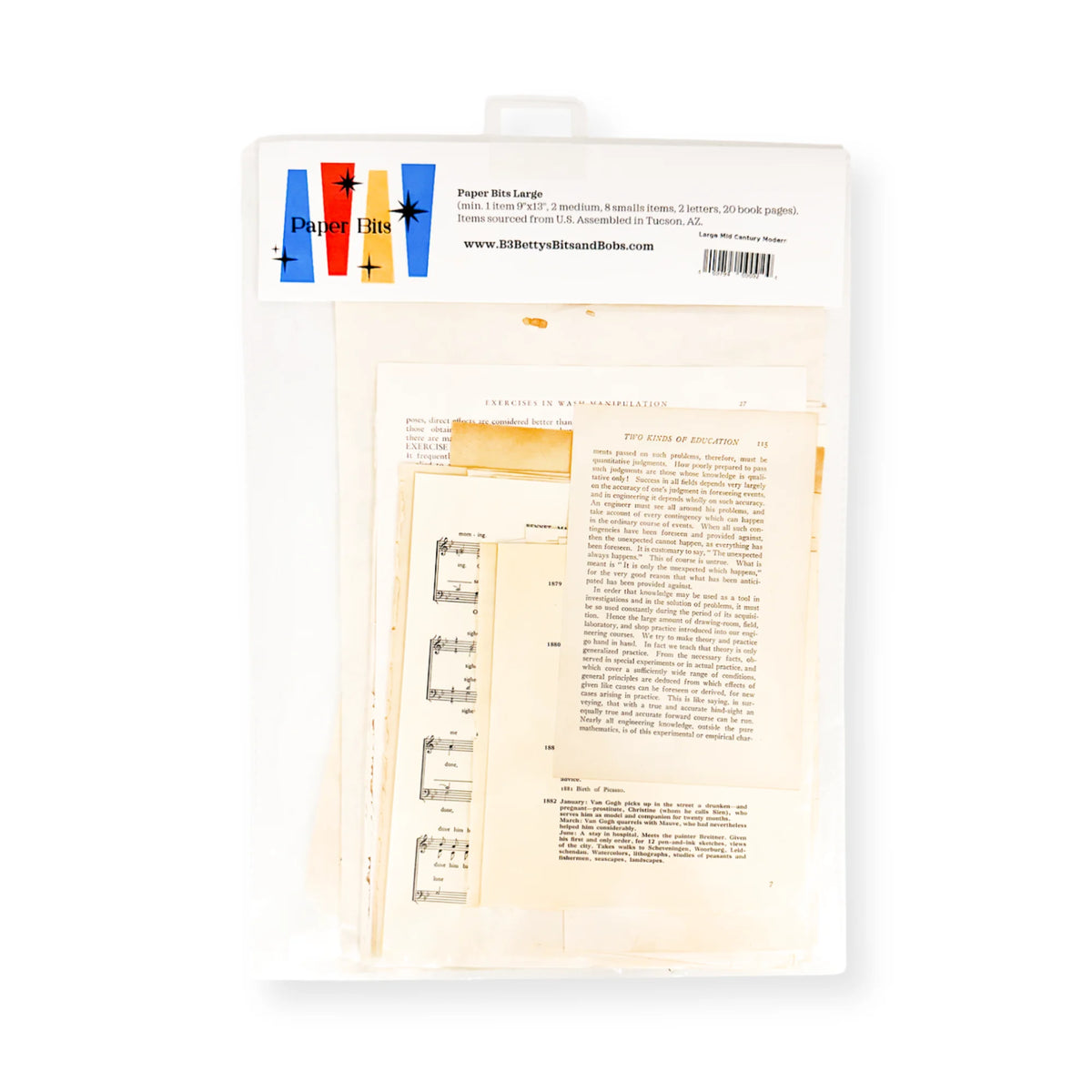 Betty's Bits And Bobs - Modern Groovy Paper Bits - Large