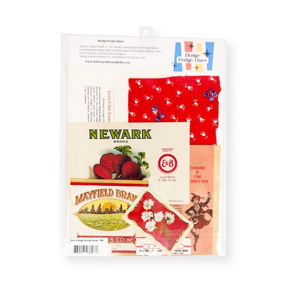 Betty's Bits And Bobs - Hodge Podge Hues - Red