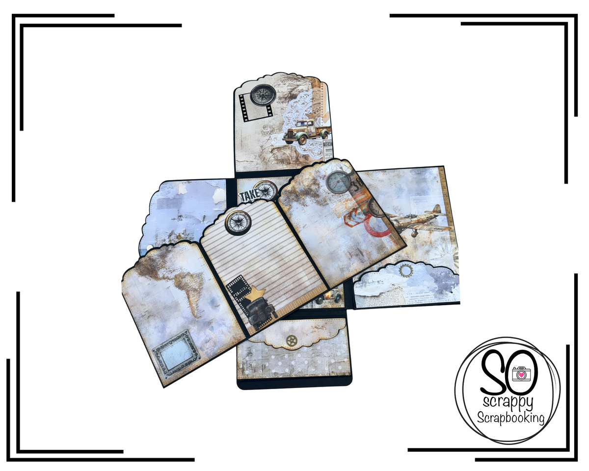 Uniquely Creative Wings And Wheels 6" x 8" Flip Folio Class with Diana Boggs