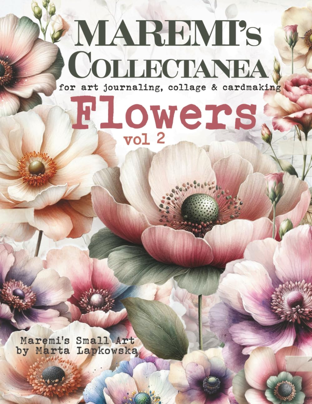 Maremi's Collectanea For Art Journaling Collage & Cardmarking - Flowers vol 2