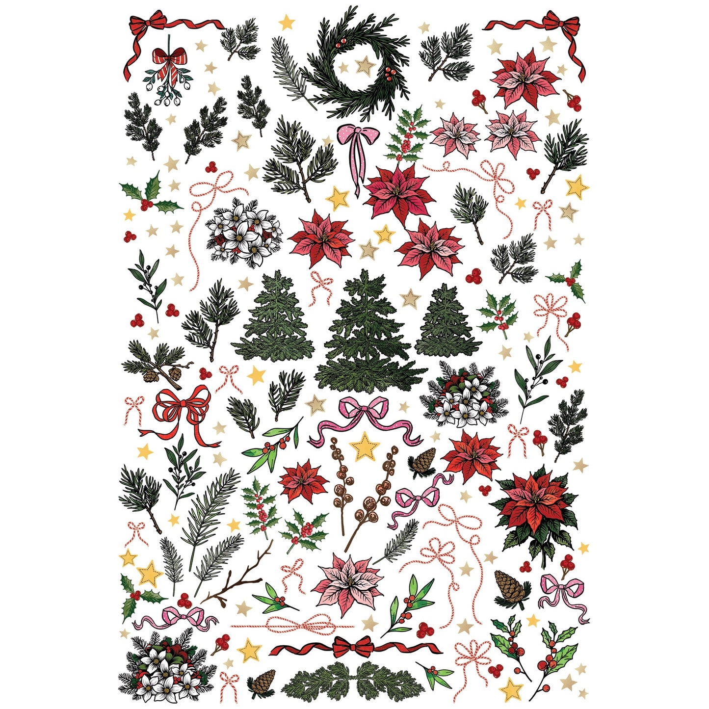 49 and Market - Mistletoe and Memories Collection - Laser Cut Foliage
