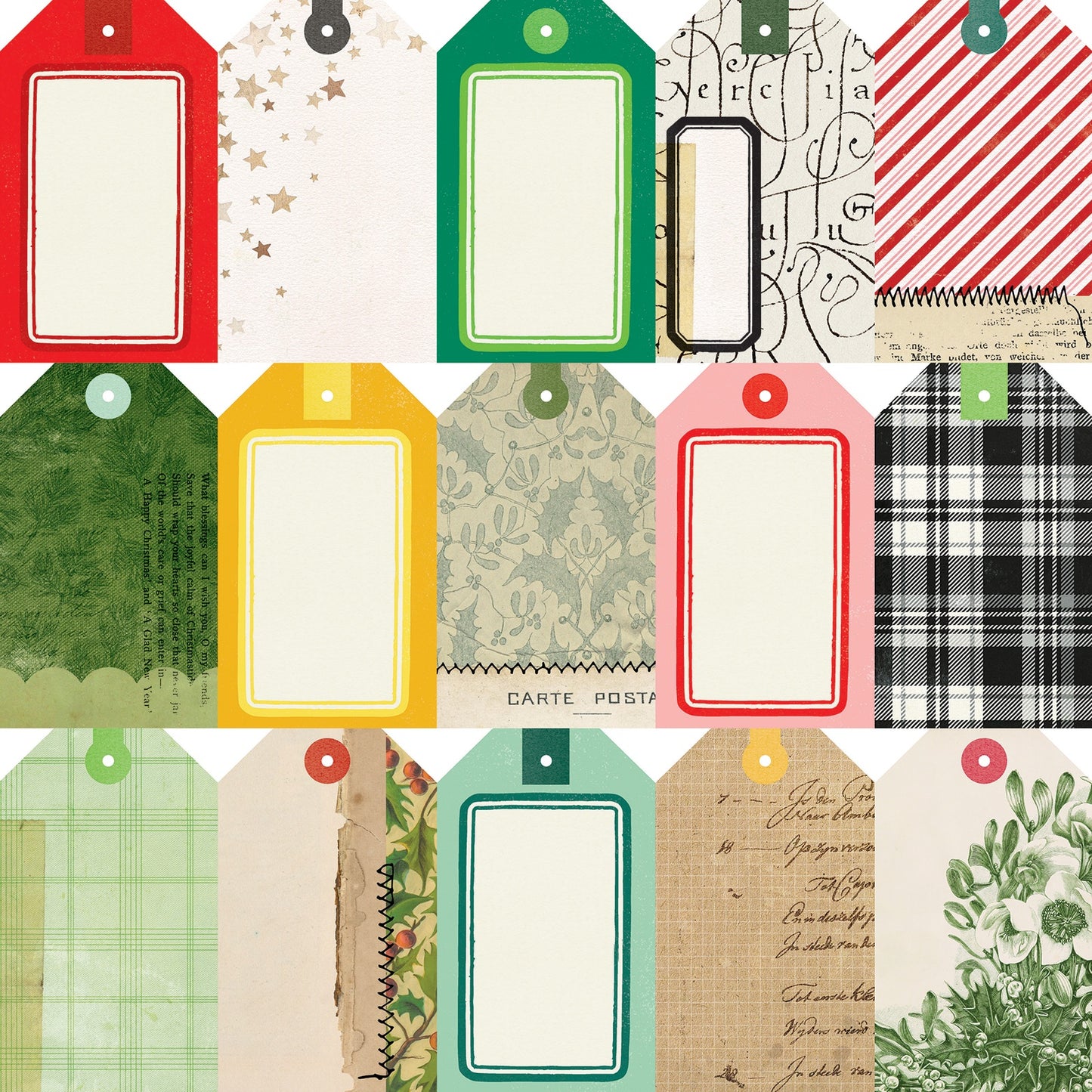 49 and Market - Mistletoe and Memories Collection - 12 x 12 Double-Sided Paper - Starters Paper 10