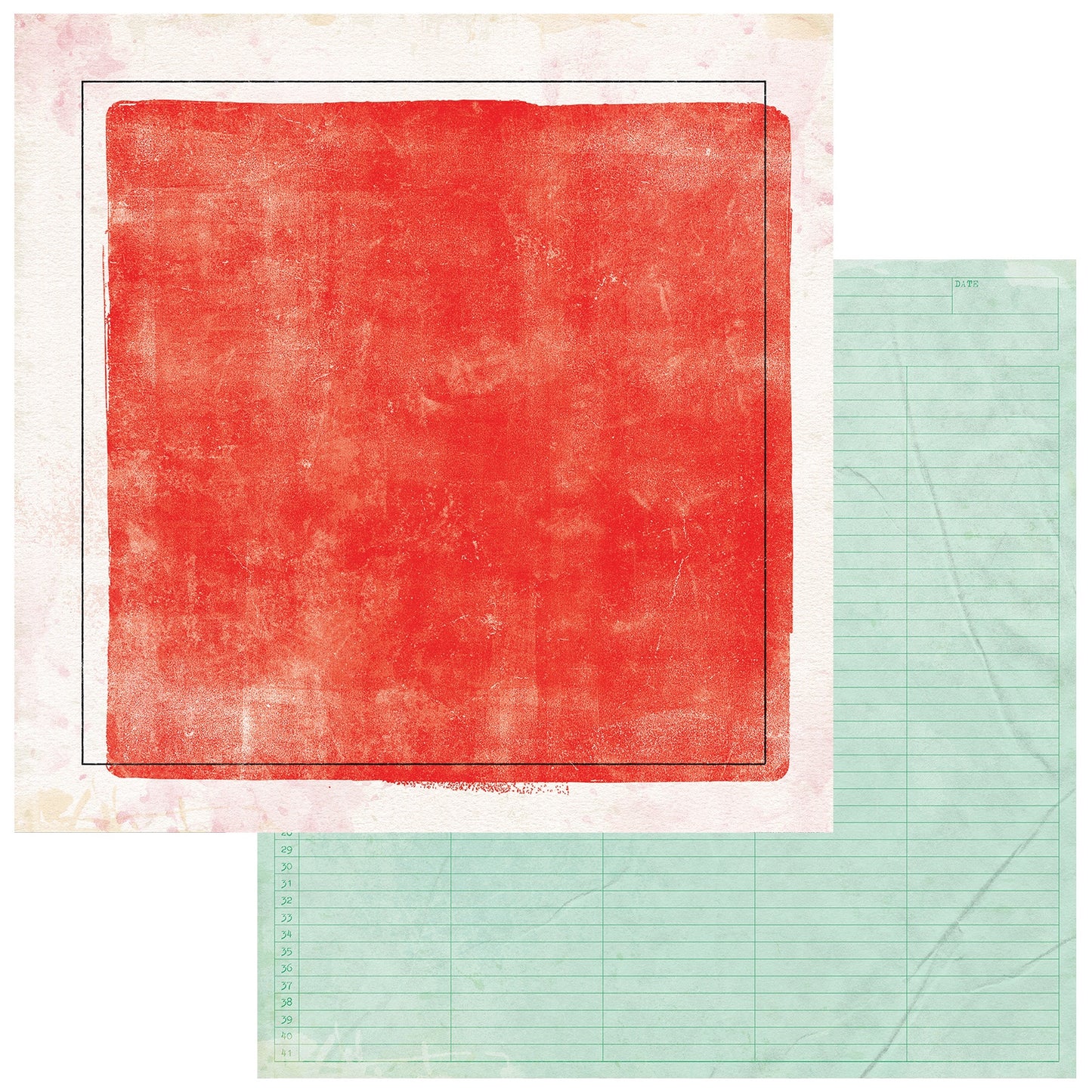 49 and Market - Mistletoe and Memories Collection - 12 x 12 Double-Sided Paper - Starters Paper 3