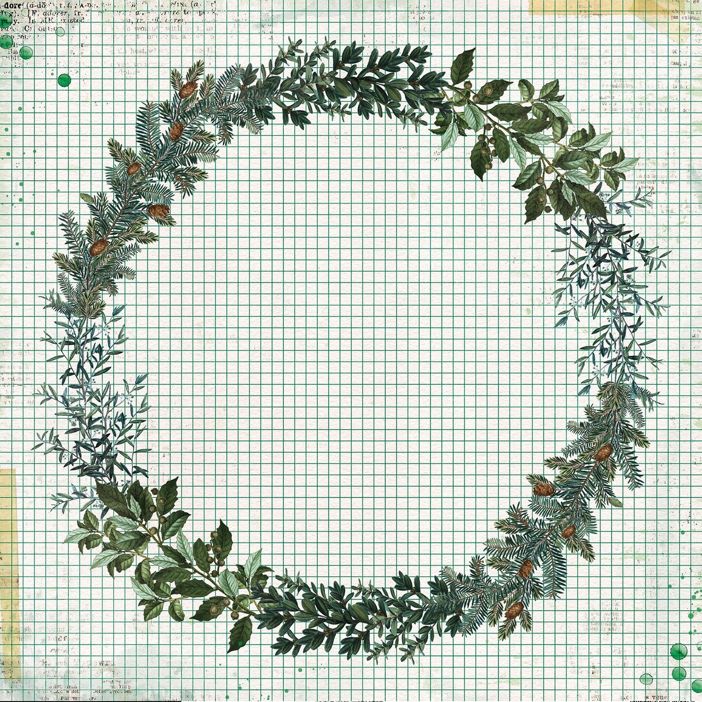 49 and Market - Mistletoe and Memories Collection - 12 x 12 Double-Sided Paper - Starters Paper 5