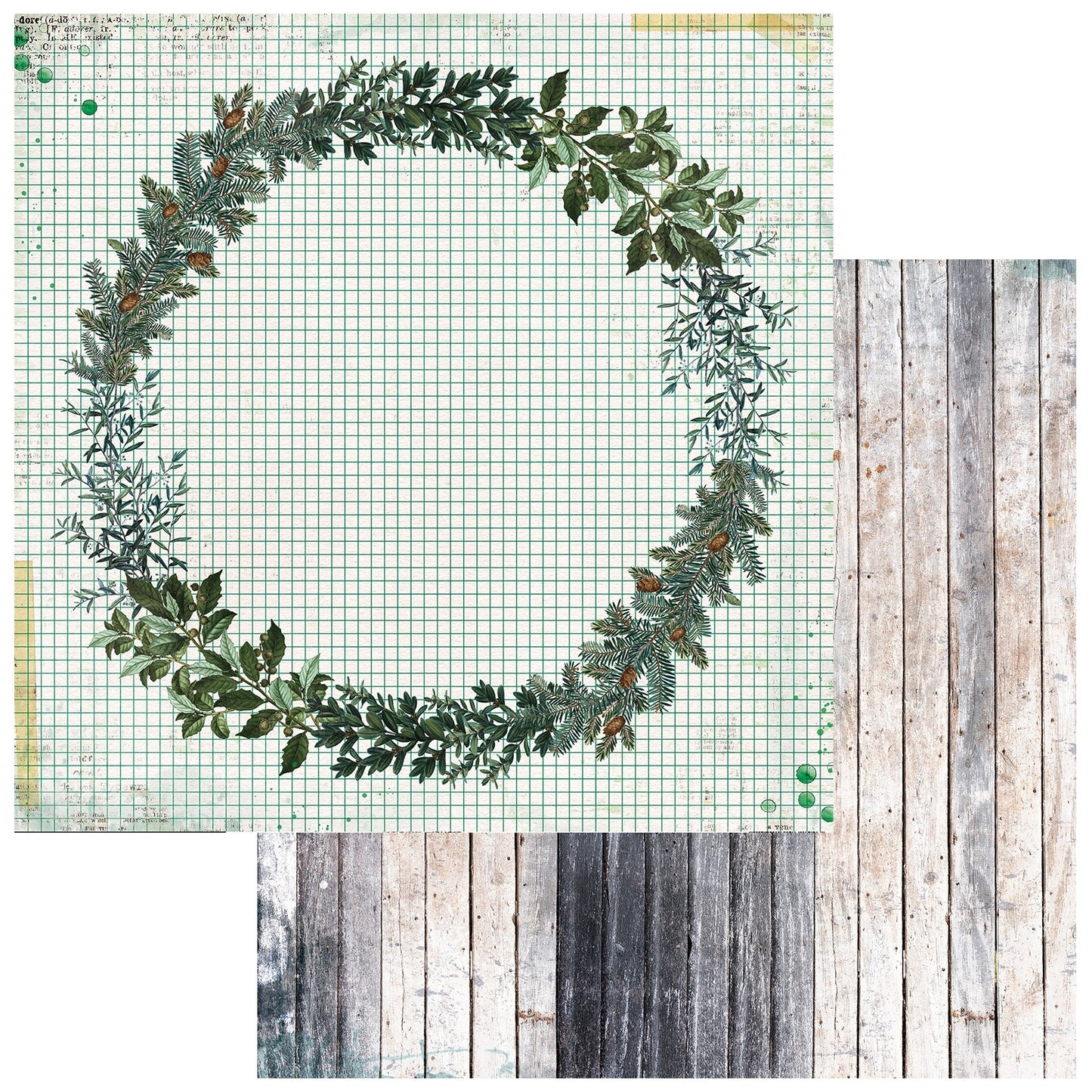 49 and Market - Mistletoe and Memories Collection - 12 x 12 Double-Sided Paper - Starters Paper 5