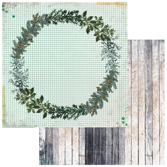49 and Market - Mistletoe and Memories Collection - 12 x 12 Double-Sided Paper - Starters Paper  5
