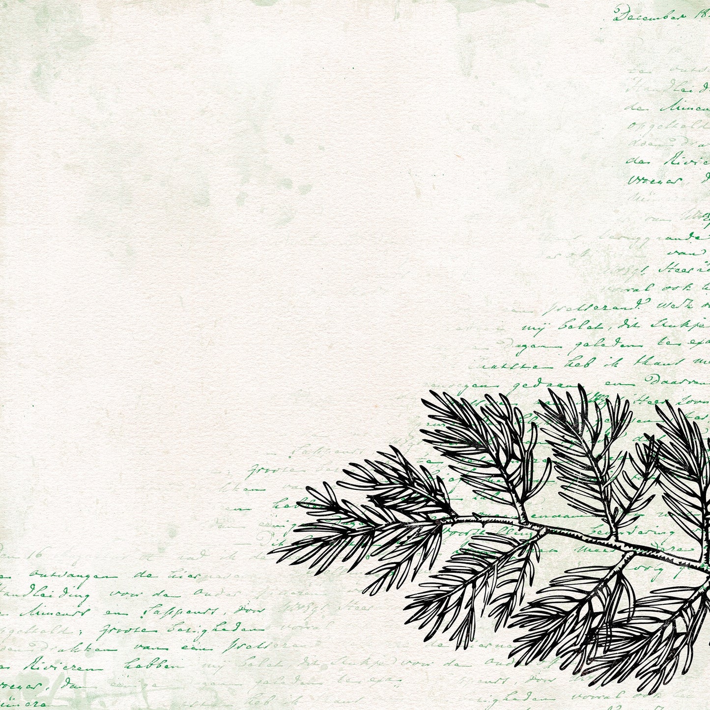49 and Market - Mistletoe and Memories Collection - 12 x 12 Double-Sided Paper - Starters Paper 6