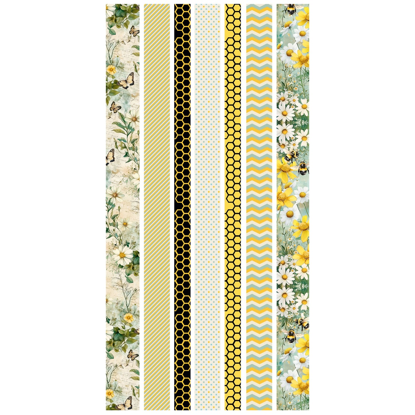 49 and Market - Botanical Buzz Collection - Washi Tape Sheets