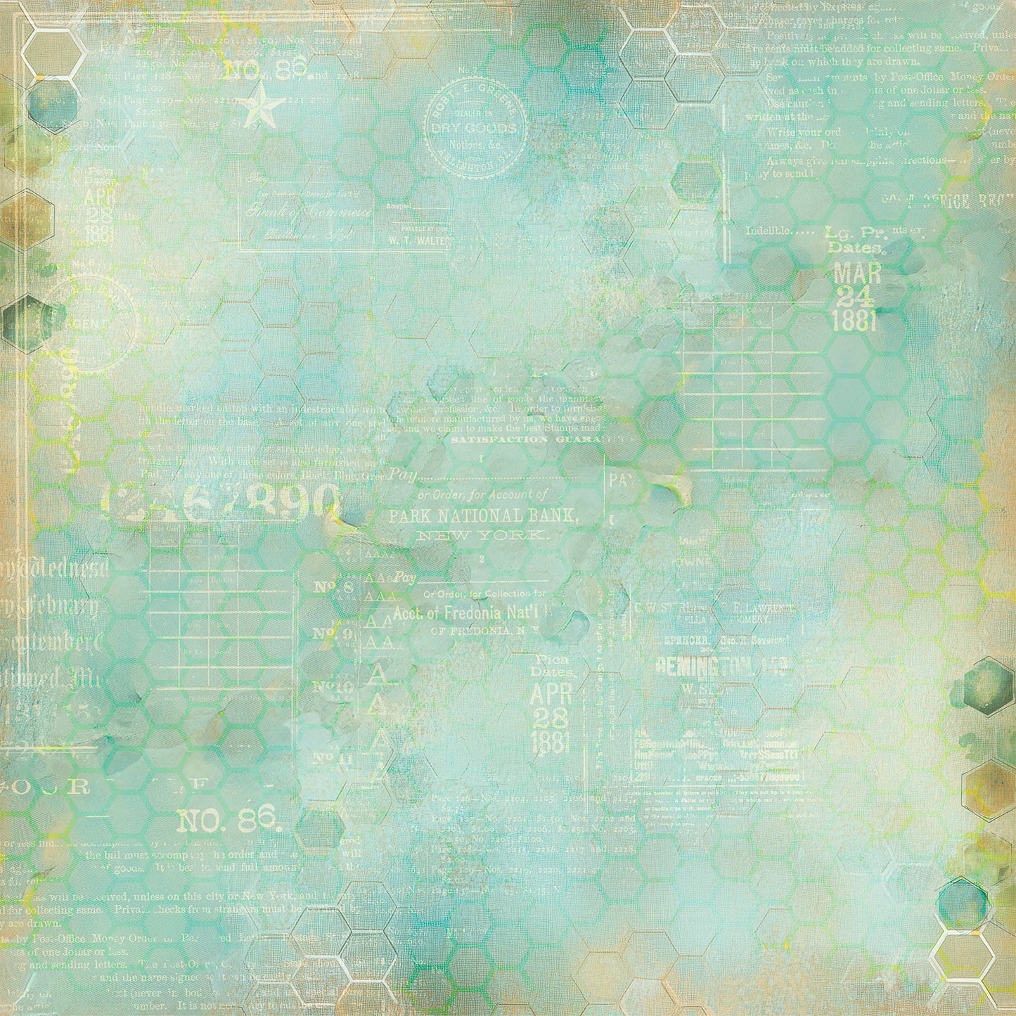 49 and Market - Botanical Buzz Collection - 12 x 12 Double-Sided Paper - Lush