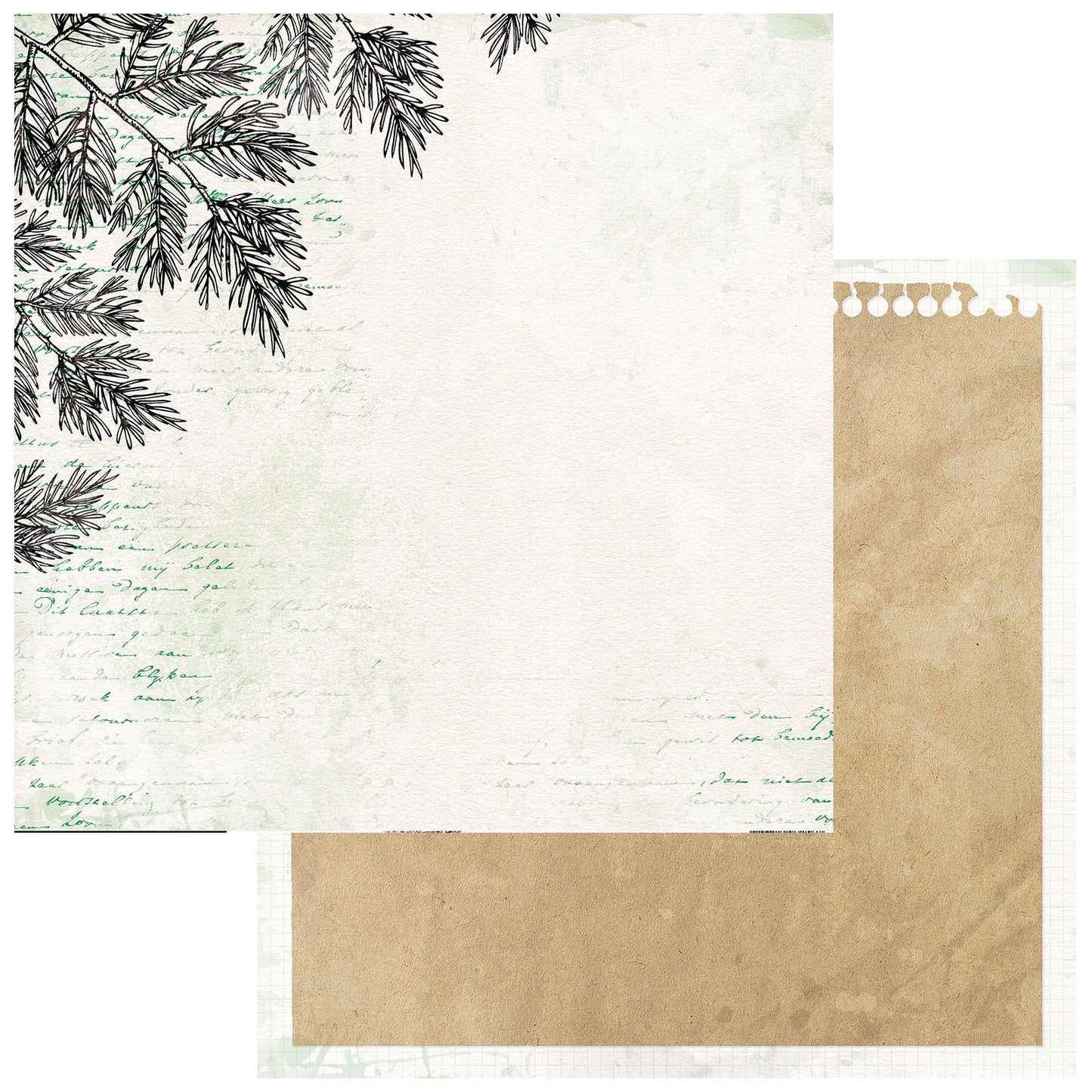 49 and Market - Mistletoe and Memories Collection - 12 x 12 Double-Sided Paper - Starter Paper 7