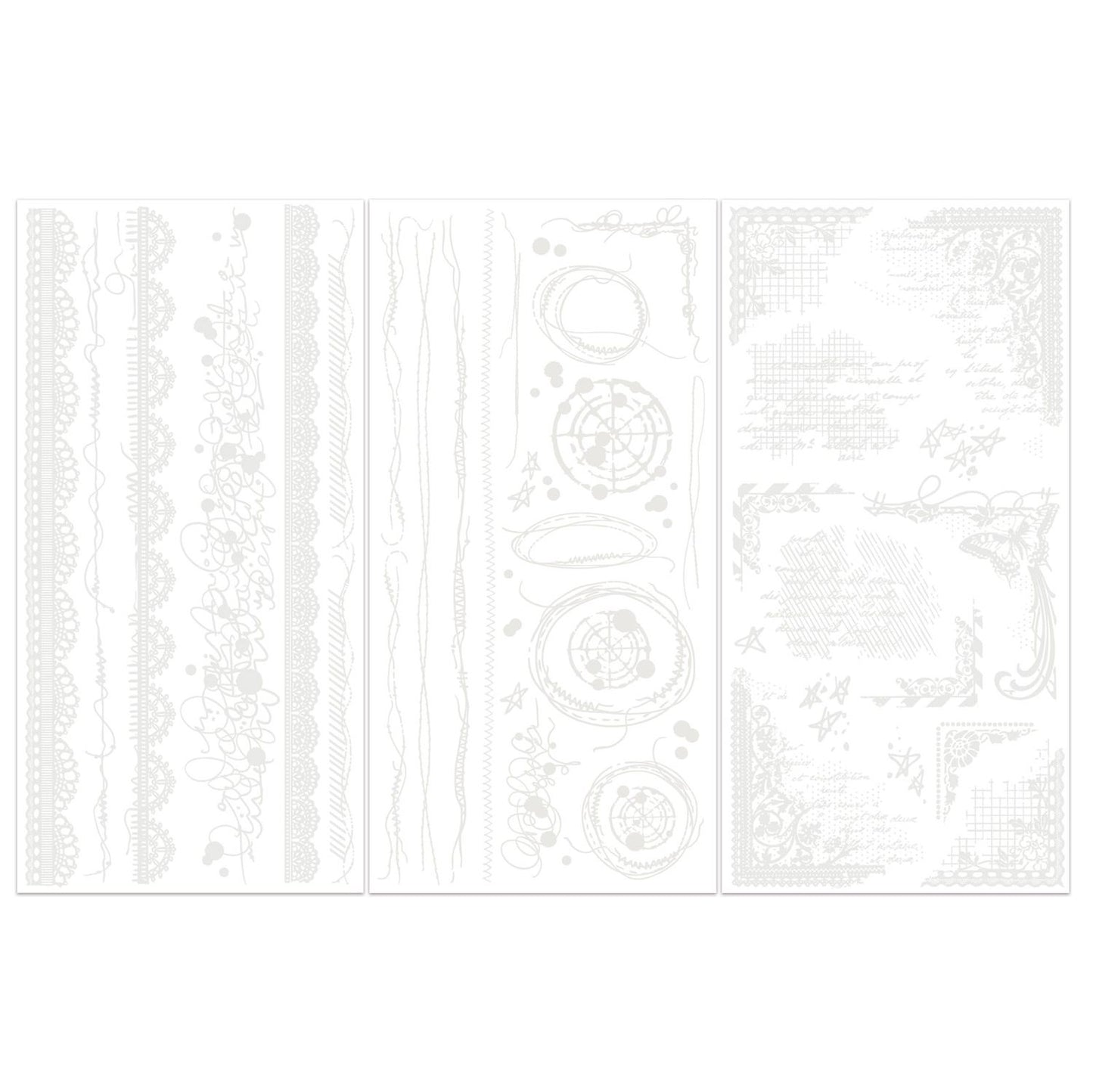 49 and Market - Vicki Boutin - Irresistible Collection - Artful Edges Rub-On Transfers