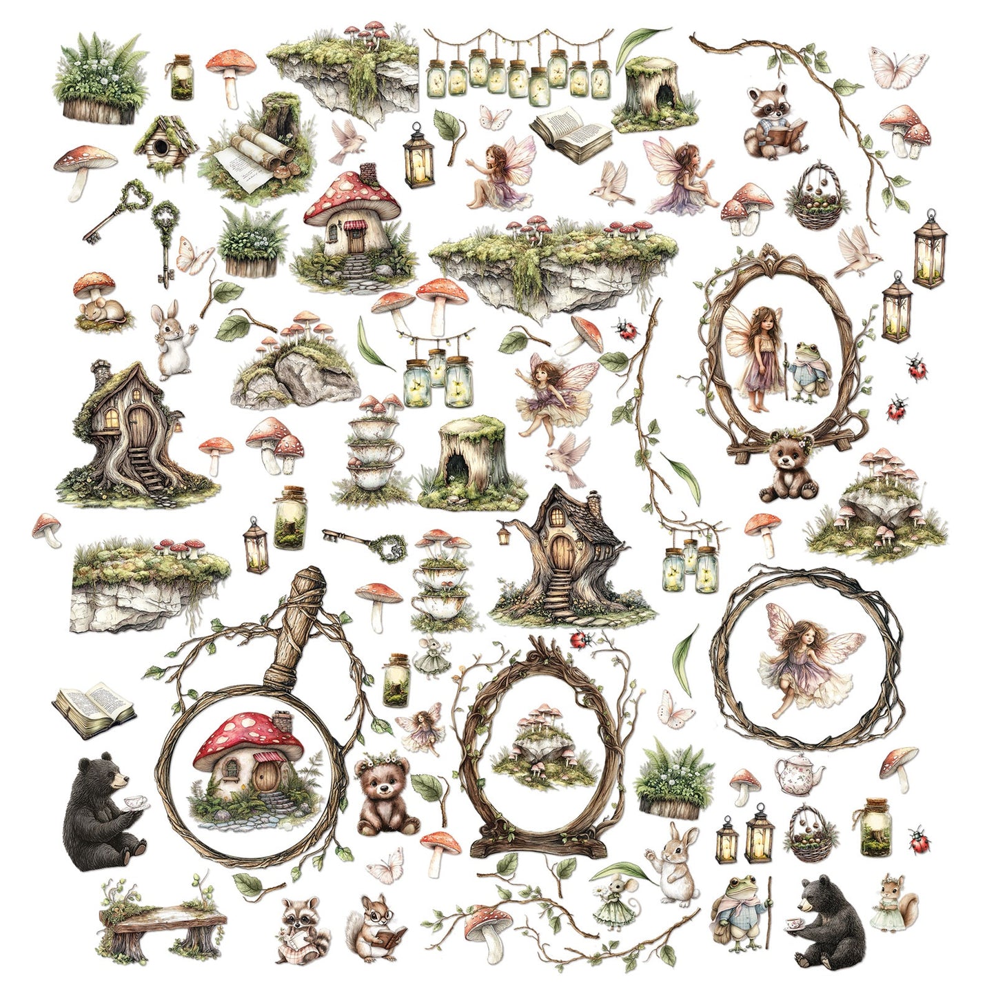 49 and Market - The Looking Glass Collection - Laser Cut Elements