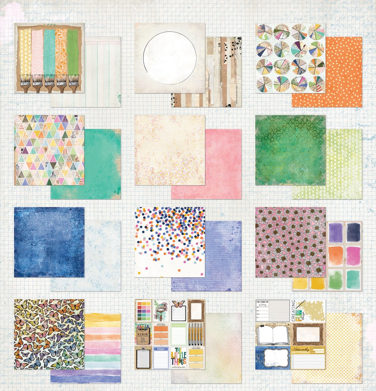 49 And Market - Vicki Boutin - Artful Moments Collection - 12 x 12 Paper Pad
