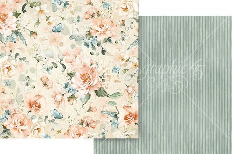 Graphic 45 - Always & Forever Collection - 12" x 12" Double-Sided Paper - Simply Divine