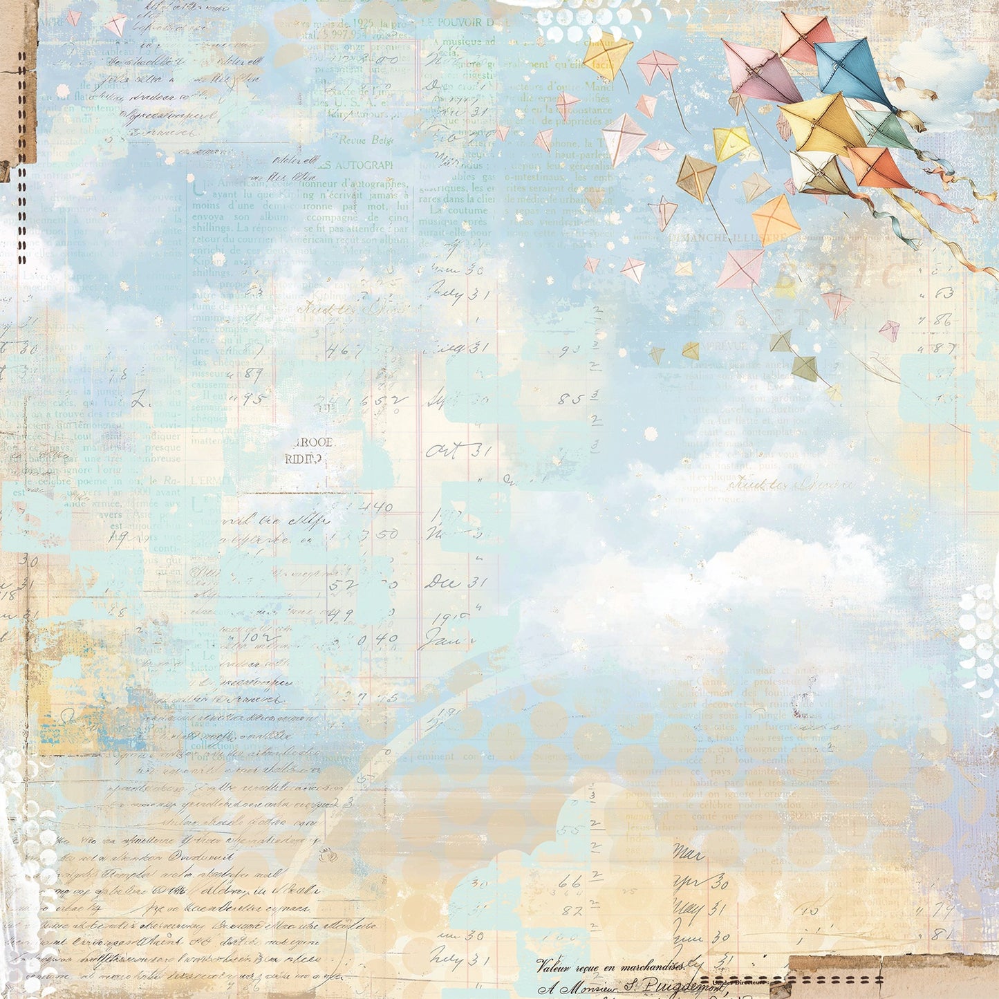 49 and Market - Glimmer And Glee Collection - 12 x 12 Double-Sided Paper - Revelry