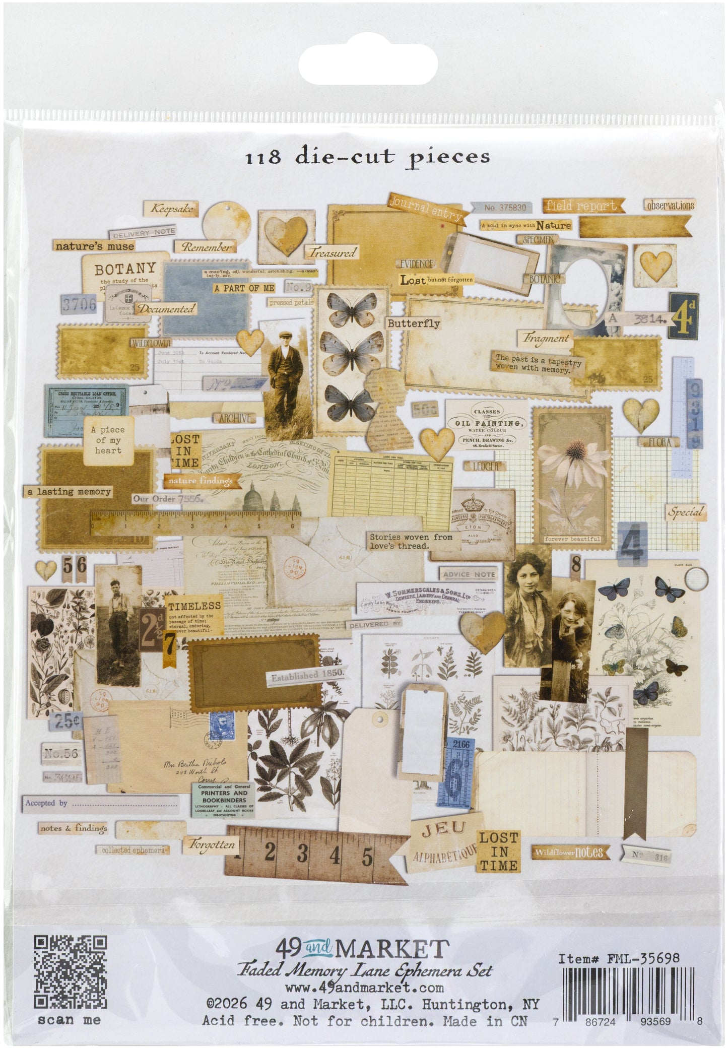 49 And Market - Faded Memory Lane Collection - Ephemera