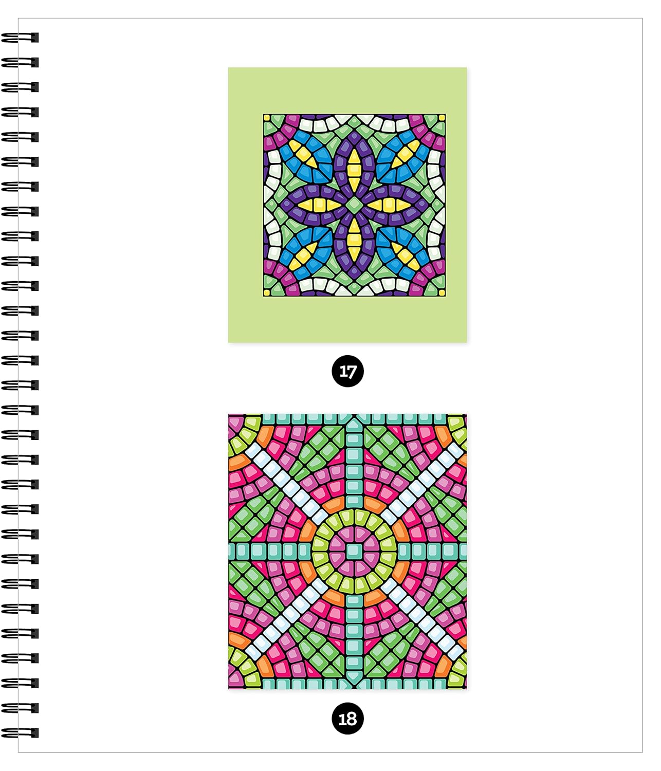 Brain Games - Sticker by Number: Mosaic