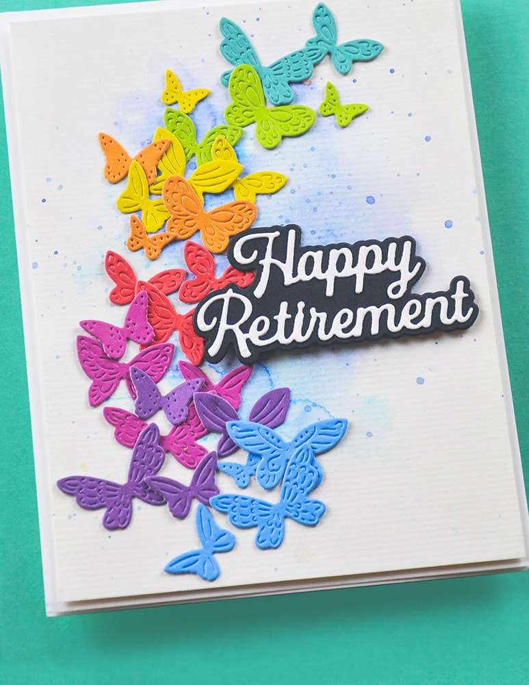 Memory Box Inc - Everyday Sentiments Collection Craft Die- Happy Retirement