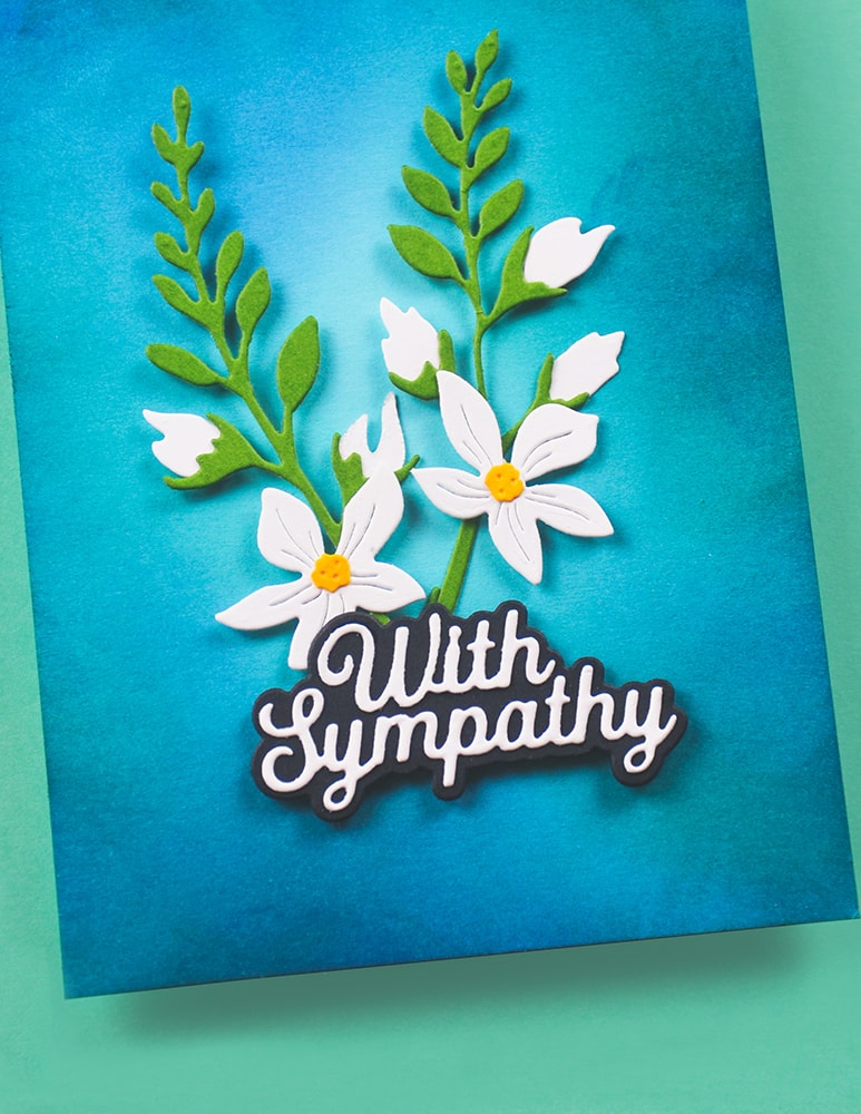 Memory Box Inc - Everyday Sentiments Collection Craft Die - With Sympathy