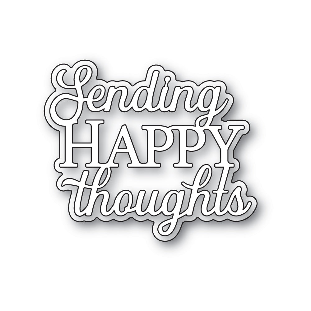 Memory Box Inc - Everyday Sentiments Collection Craft Die- Sending Happy Thoughts