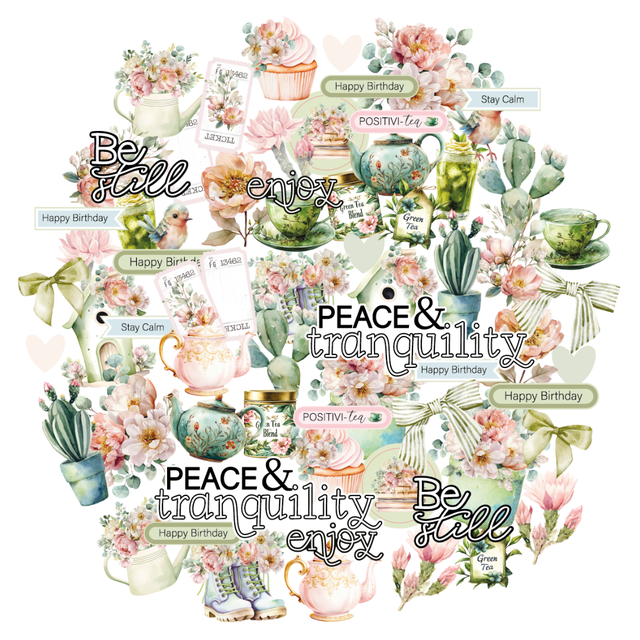 Uniquely Creative - Tea And Tranquility Collection - Creative Cuts