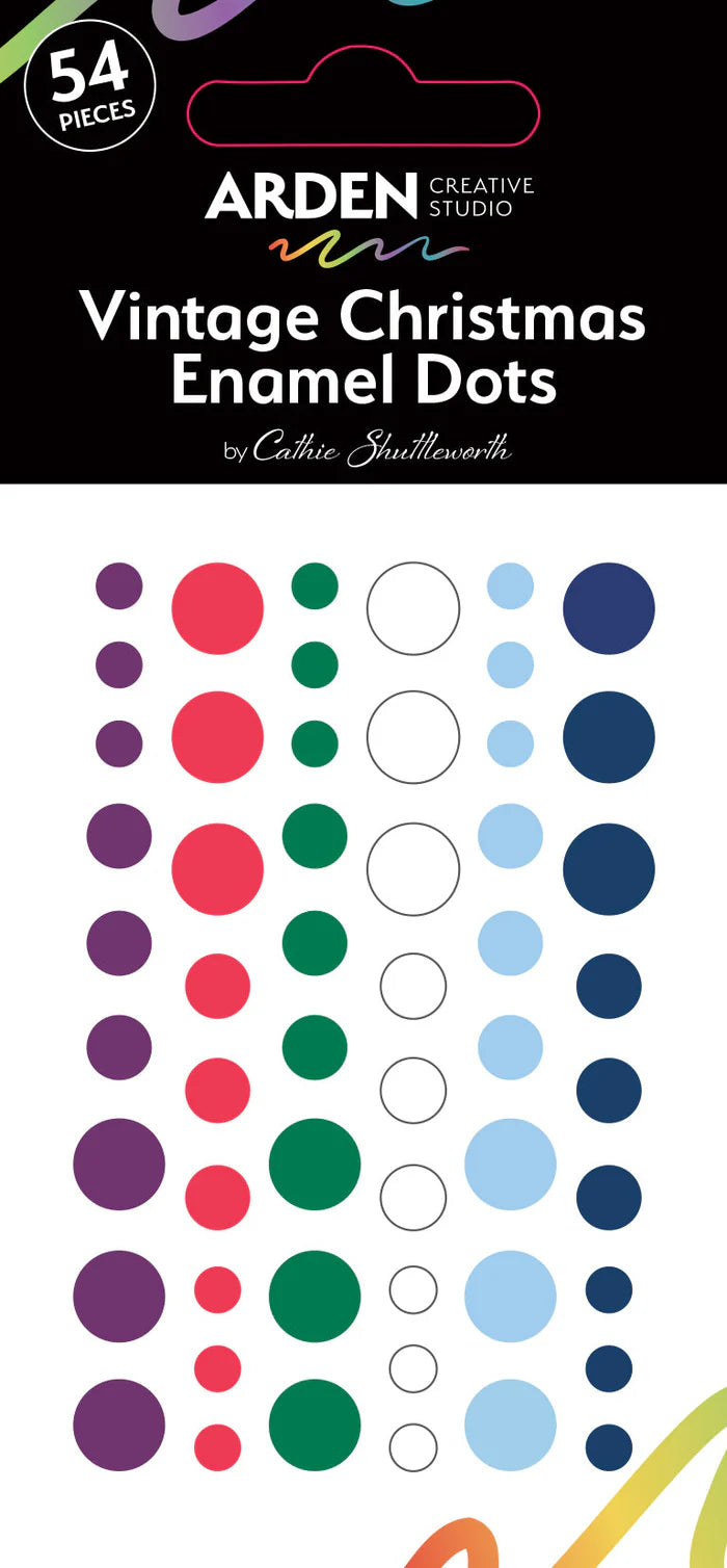 Arden Creative Studio - Vintage Christmas Collection - Enamel Dots