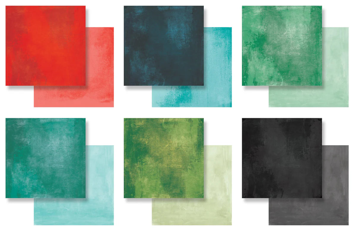 Arden Creative - Studio Season of Joy Solids - 12in x 12in Paper Pad