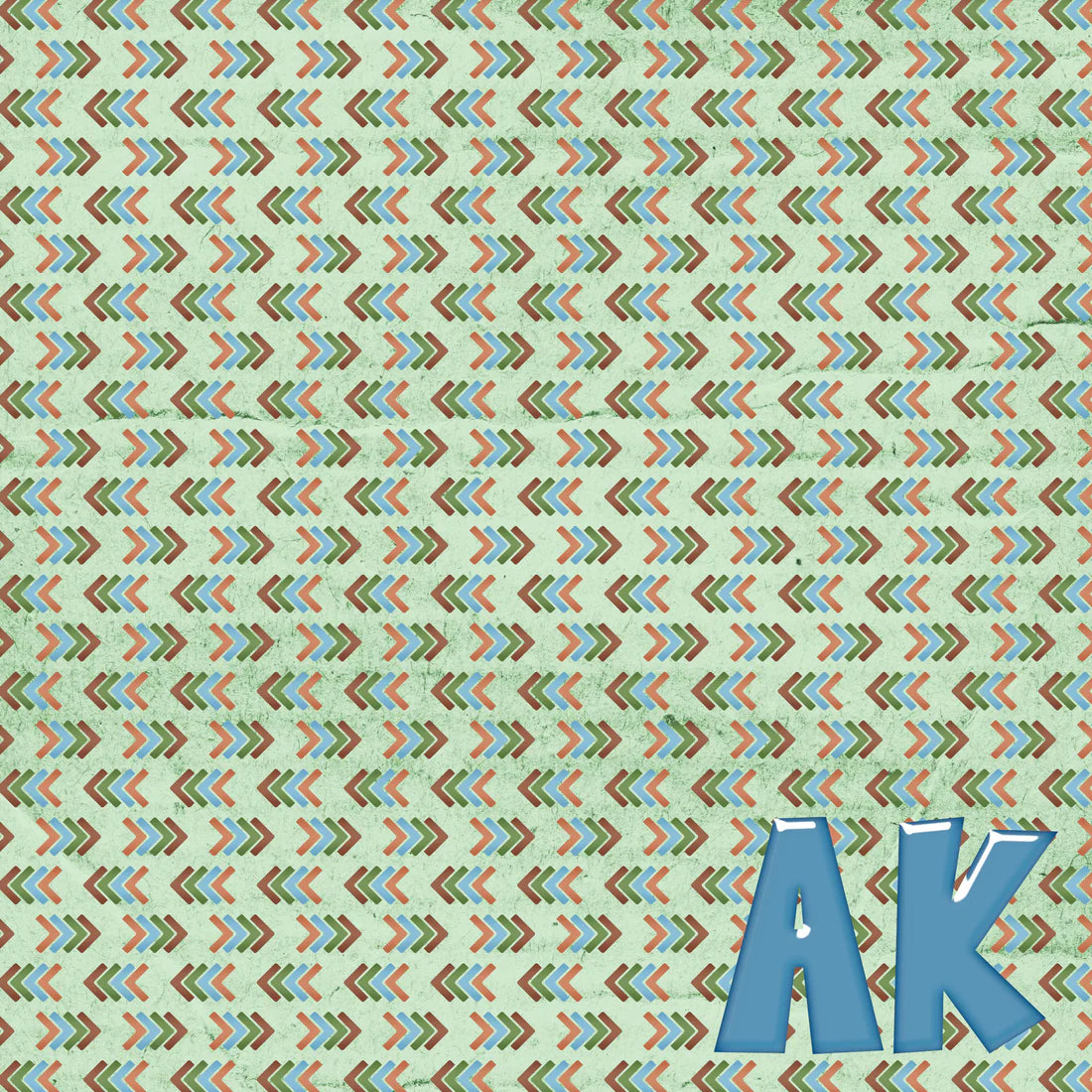 SSC Designs - Alaska Collection - Alaska Arrows - 12 x 12 Double-Sided Scrapbook Paper