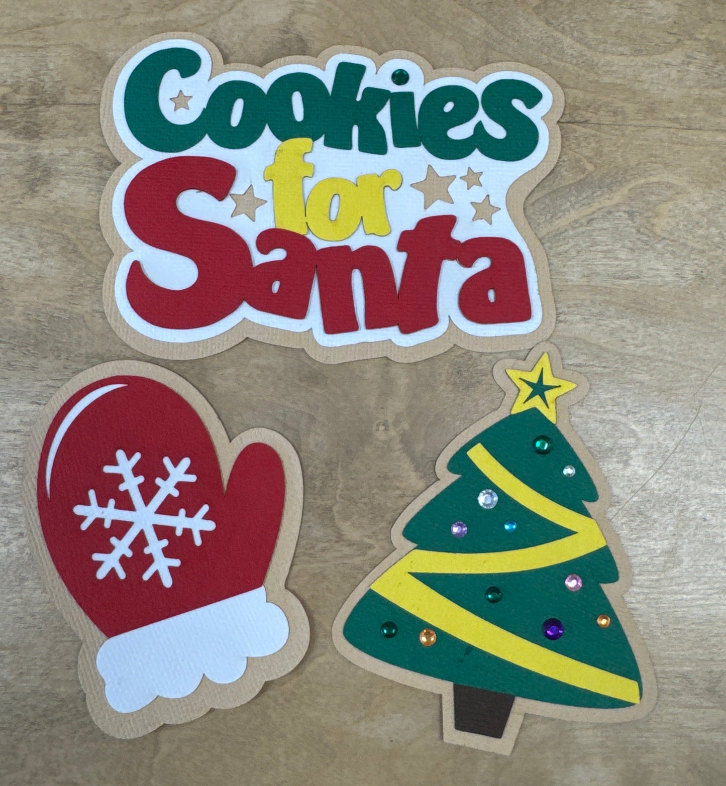 Cookies for Santa Die Cut Title