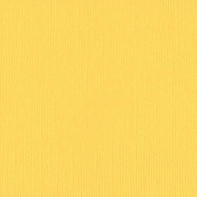 Bazzill 12 x 12 Textured Cardstock - Bazzill Yellow
